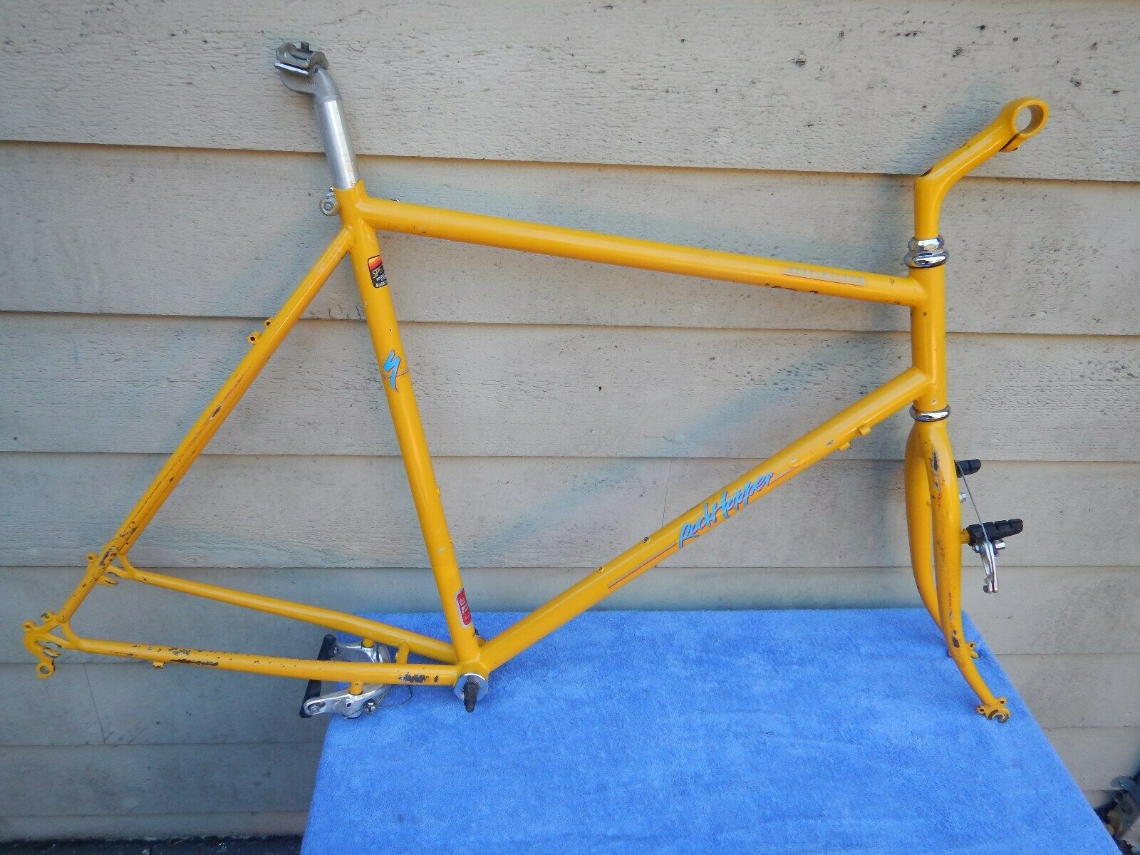 22 Vintage Specialized Rockhopper Mountain Bike Frameset Yellow w