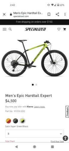 epic hardtail expert 2018